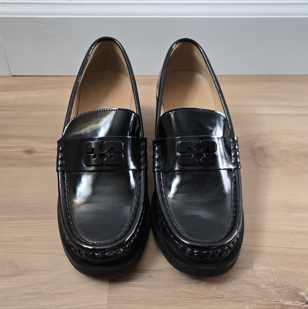 ganni | butterfly patent tech loafers | 42 EU (11 US) | 50 mm